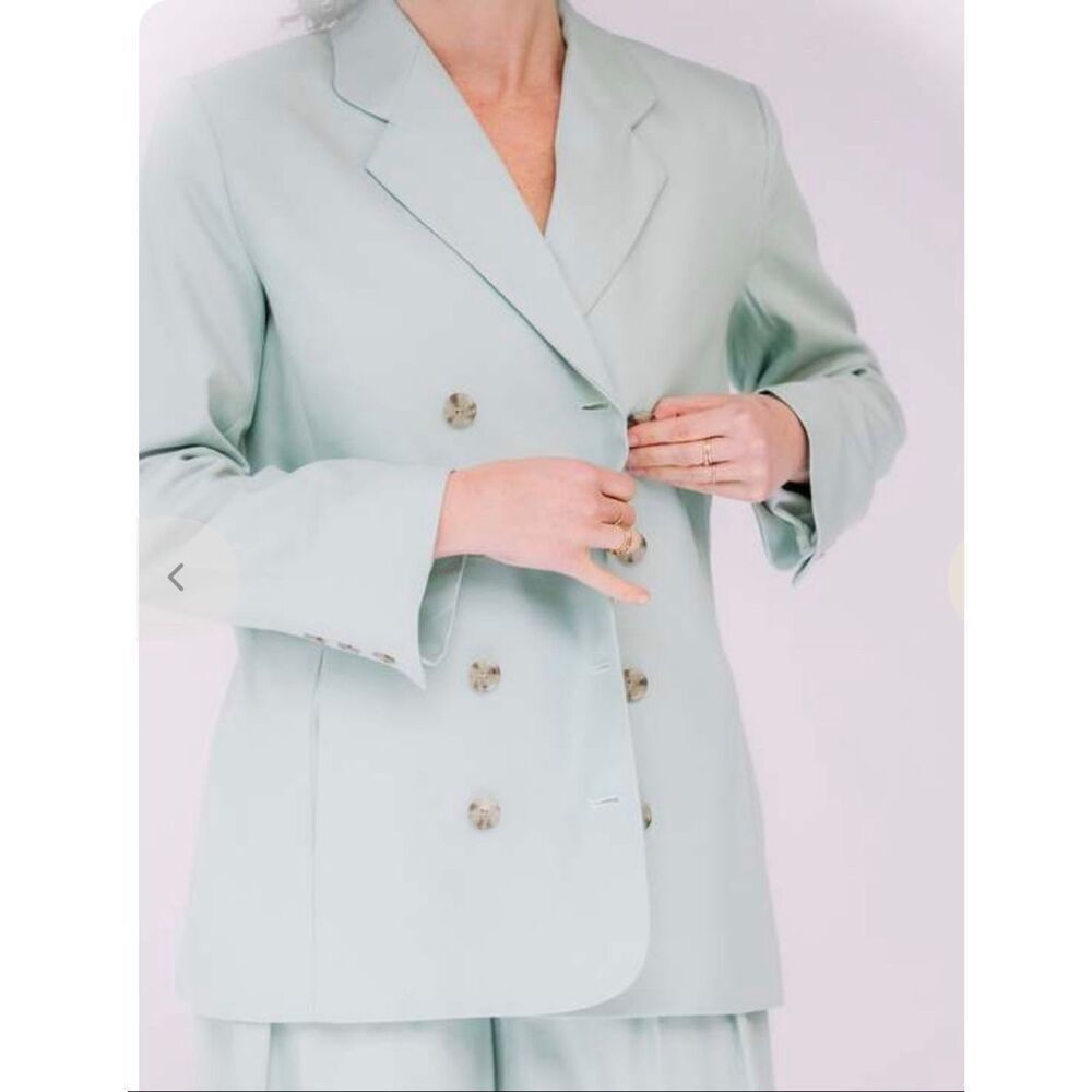 CHRISTY LYNN FREYA BLAZER - LIGHT TEAL NWT Size 6
